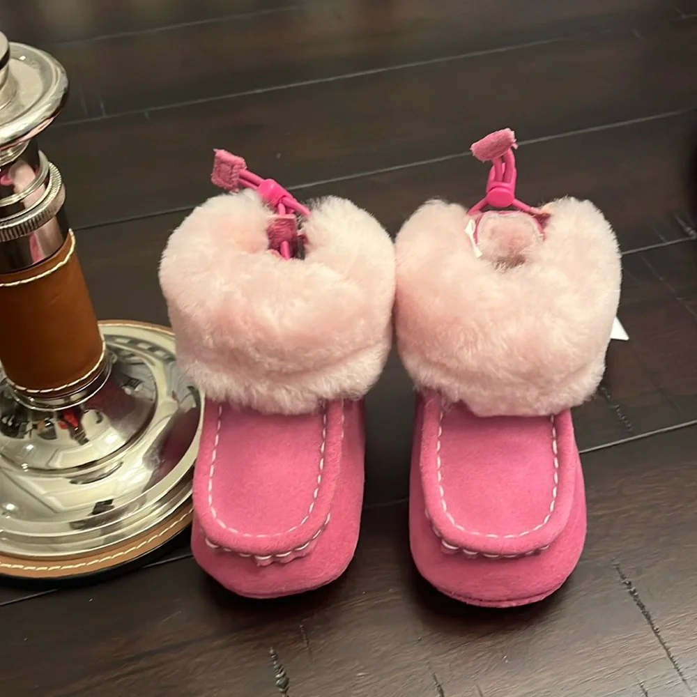 Ugg Australia I Gage Infant Baby Booties Boots Girls Size 0/1 Shoes 0-6 Months